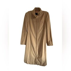 Tara Jarmon Wool Cashmere Tan Coat, size 36